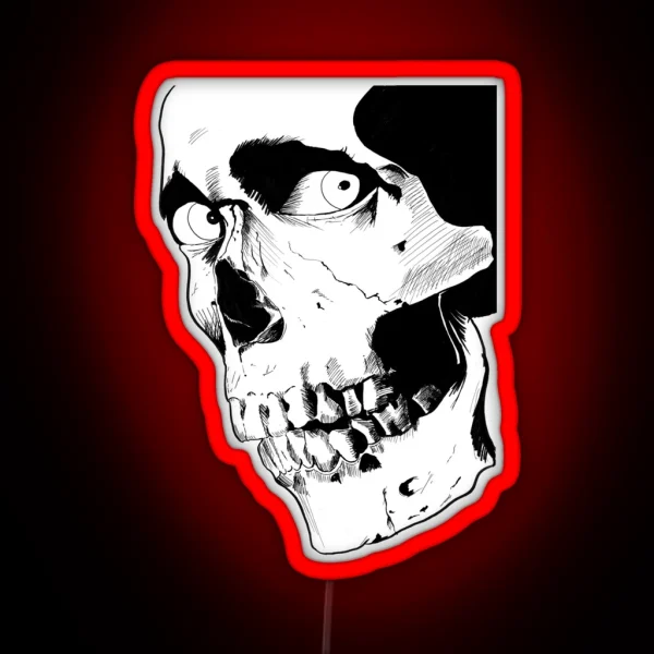 Evil Dead Skull RGB Neon Sign