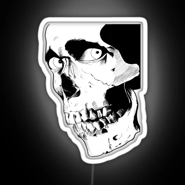 Evil Dead Skull RGB Neon Sign