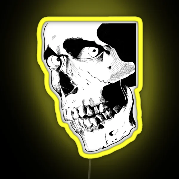 Evil Dead Skull RGB Neon Sign