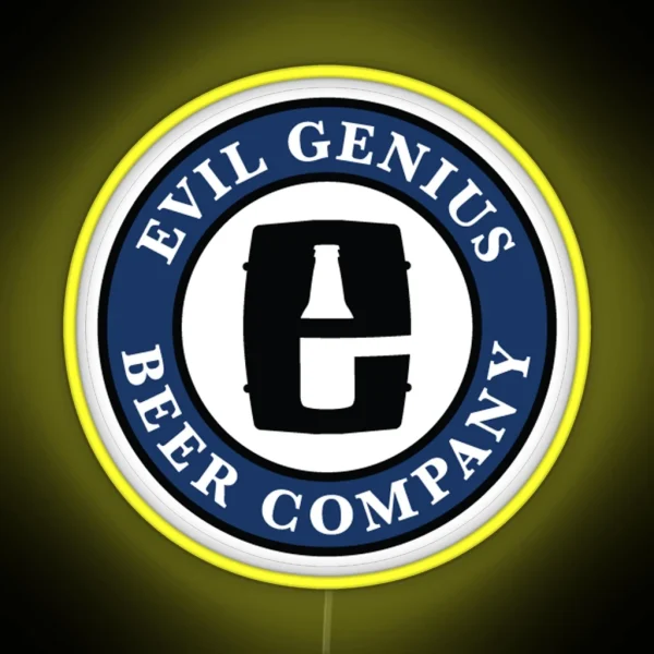 Evil Genius Beer Company RGB Neon Sign