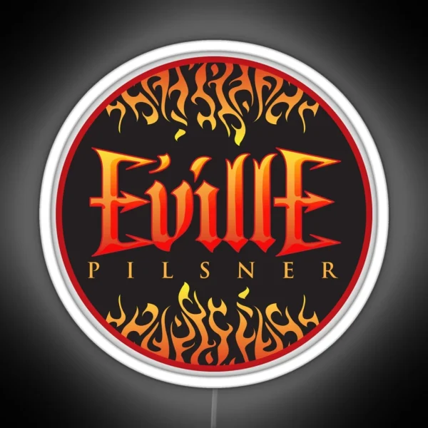 Eville Pilsner Circle RGB Neon Sign