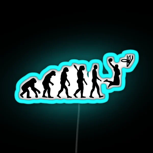 Evolution Basketball RGB Neon Sign