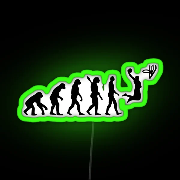Evolution Basketball RGB Neon Sign