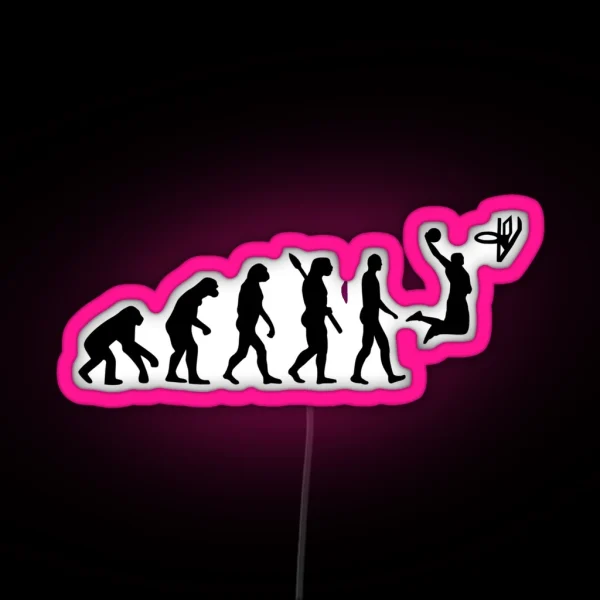 Evolution Basketball RGB Neon Sign