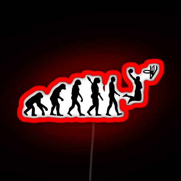Evolution Basketball RGB Neon Sign