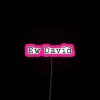 Customizable Color-Changing RGB Neon Sign Artwork with Electronic LED Display