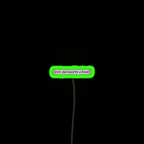 Exit Pursued RGB Neon Sign