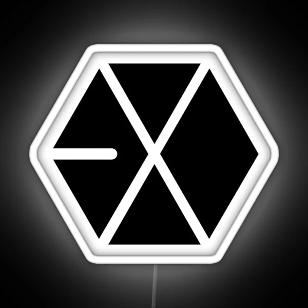 EXO Black Logo RGB Neon Sign