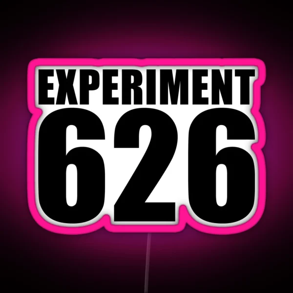 Experiment 626 RGB Neon Sign