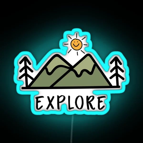 Explore RGB Neon Sign
