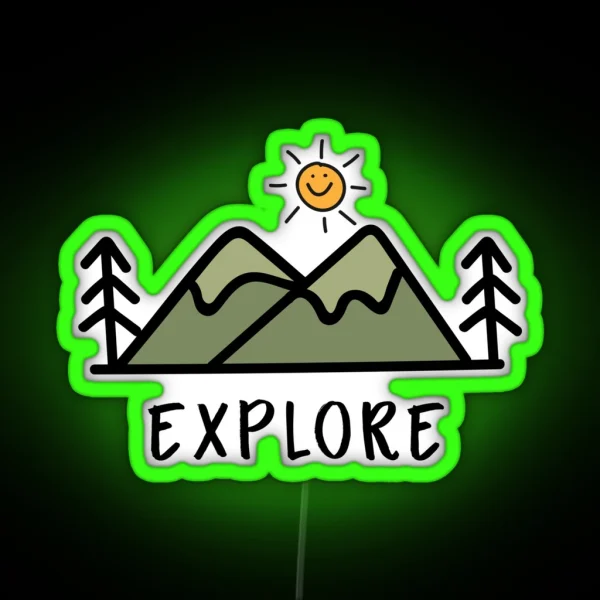 Explore RGB Neon Sign