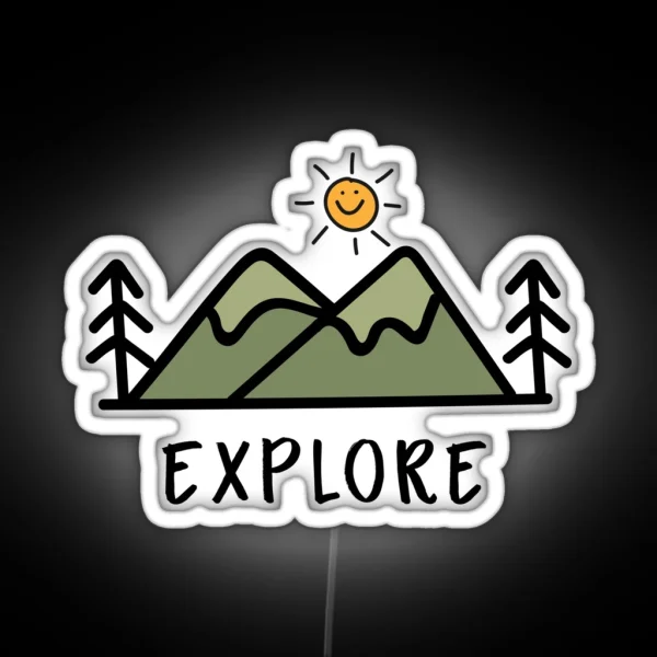 Explore RGB Neon Sign