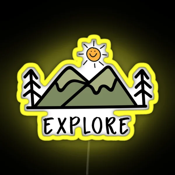 Explore RGB Neon Sign