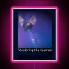 RGB Digital Art Sign Display with Colorful Cosmic Galaxy Themes Online