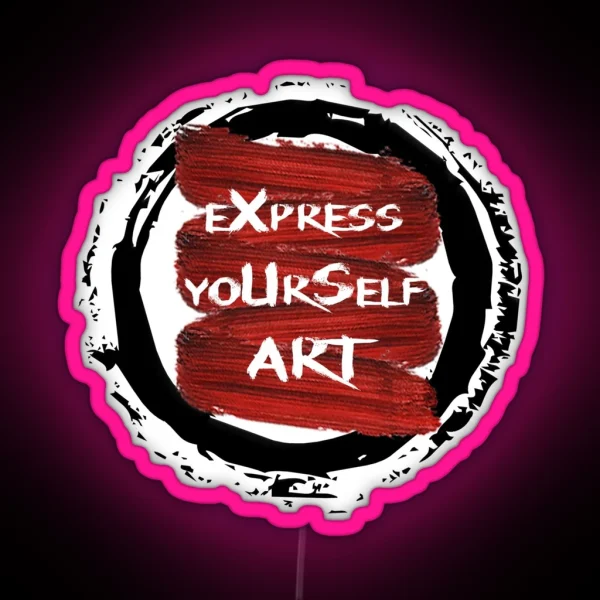 Express Yourself ART RGB Neon Sign