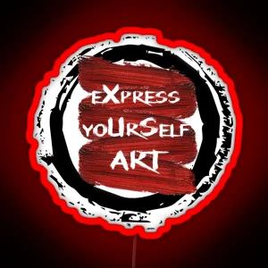 Express Yourself ART RGB Neon Sign