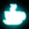 Vibrant espresso-themed neon sign for coffee lovers to express themselves