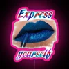 Personalized colorful Expression through vibrant customizable RGB LED signs artwork