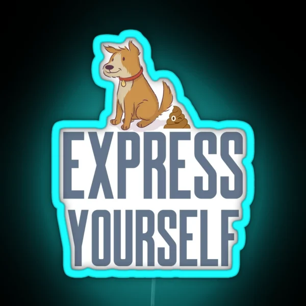 Express Yourself RGB Neon Sign