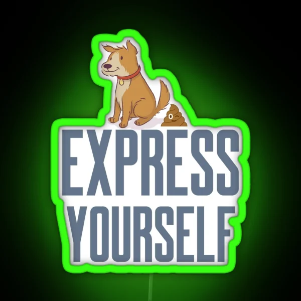 Express Yourself RGB Neon Sign