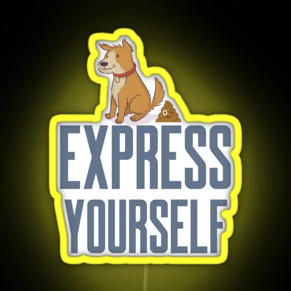 Express Yourself RGB Neon Sign
