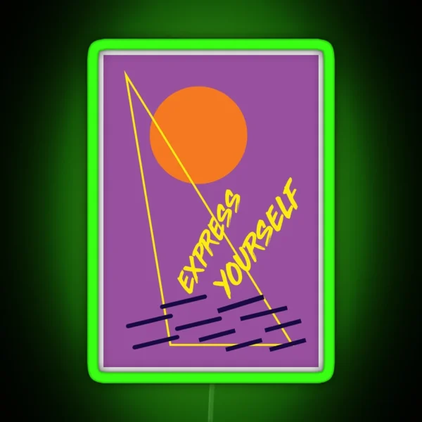 Express Yourself RGB Neon Sign