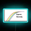Colorful Personalized Expression Wall Decor with RGB Neon Sign Lighting