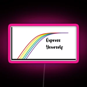 Express Yourself RGB Neon Sign