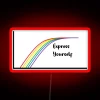 Add vibrant personality to your space with colorful expressive signs.