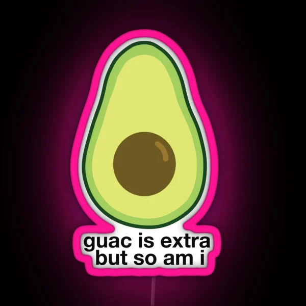 Extra Avocado RGB Neon Sign