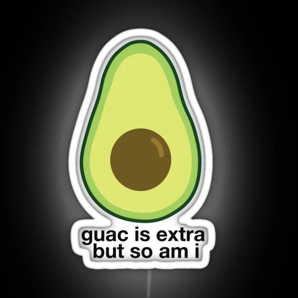 Extra Avocado RGB Neon Sign