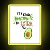 Colorful LED guacamole themed bar pub decoration extra signage