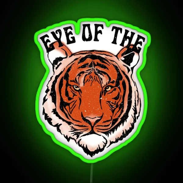 Eye Of The Tiger RGB Neon Sign