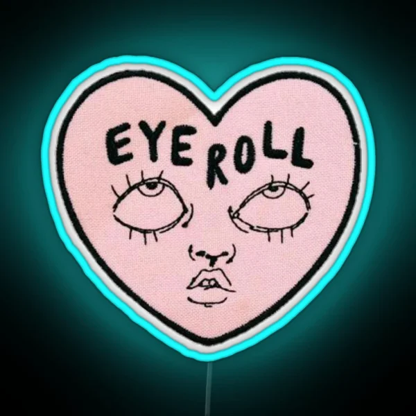 Eye Roll RGB Neon Sign