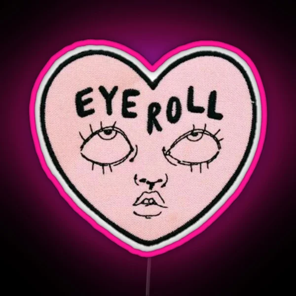 Eye Roll RGB Neon Sign