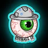 Vibrant neon eye-catching decorative RGB sign for modern rooms interiors