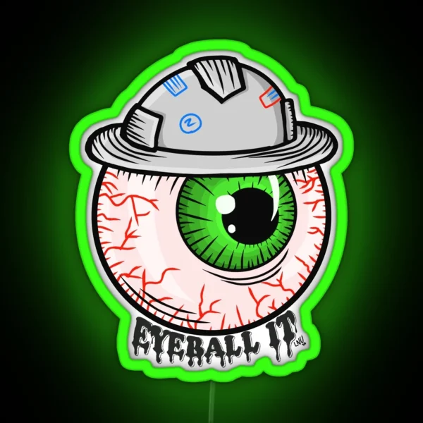 Eyeball It Led RGB Neon Sign