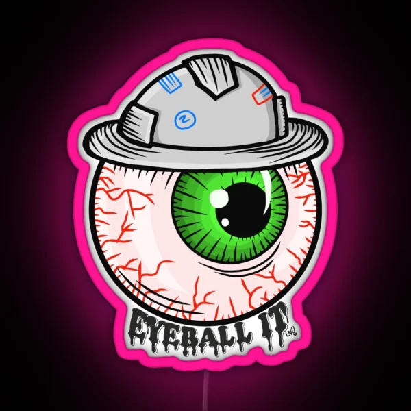 Eyeball It Led RGB Neon Sign
