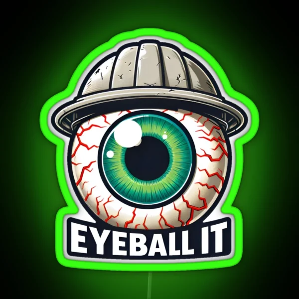 Eyeball It RGB Neon Sign