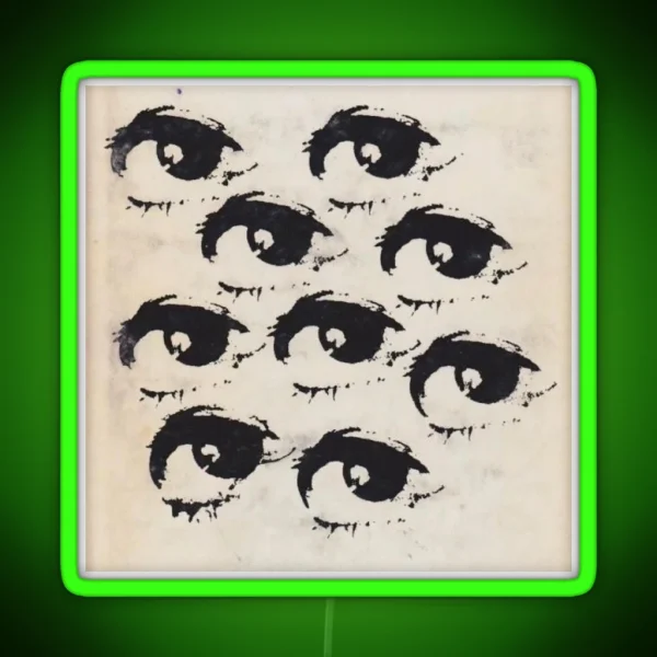EYES VINTAGE RGB Neon Sign