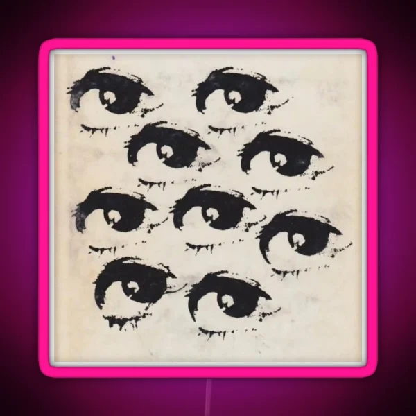 EYES VINTAGE RGB Neon Sign