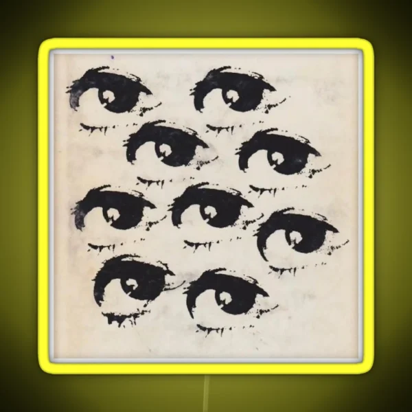 EYES VINTAGE RGB Neon Sign