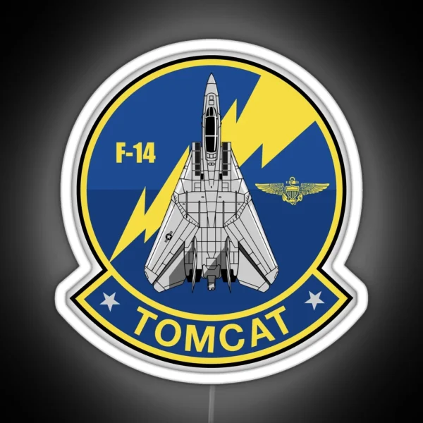 F 14 Tomcat RGB Neon Sign