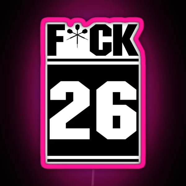F CK 26 RGB Neon Sign
