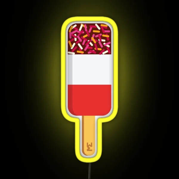 Fab Ice Lolly RGB Neon Sign