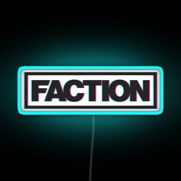 Faction Ski RGB Neon Sign