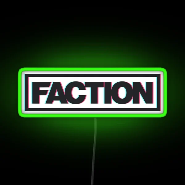 Faction Ski RGB Neon Sign