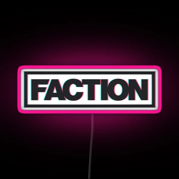 Faction Ski RGB Neon Sign