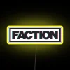 Bright LED light display with customizable multicolor neon ski faction