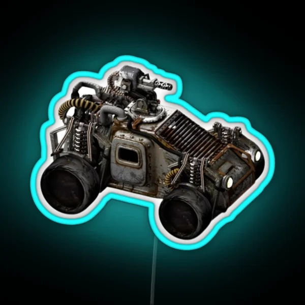 Factorio Car Factorio Car RGB Neon Sign